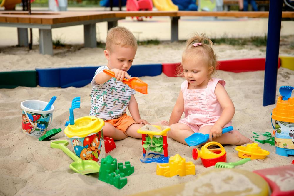 colorful sandbox